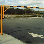 Height restriction barrier fabricated, galvanised and powder coated. Fitted on site in Bailick, Midleton